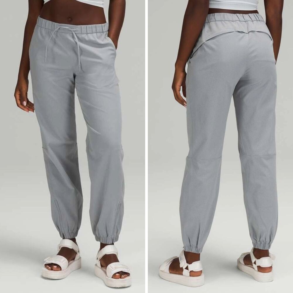 Lululemon Essential Affinity Mid Rise Jogger WOMENS SIZE 6 Rhino Grey Ventlight
